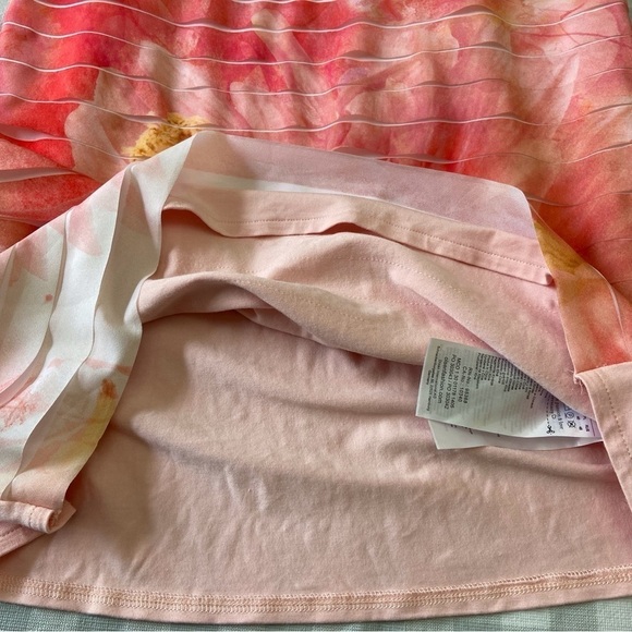 Olsen Europe bandage dress floral pink white feminine summer sleeveless mediu 10 - Picture 7 of 16